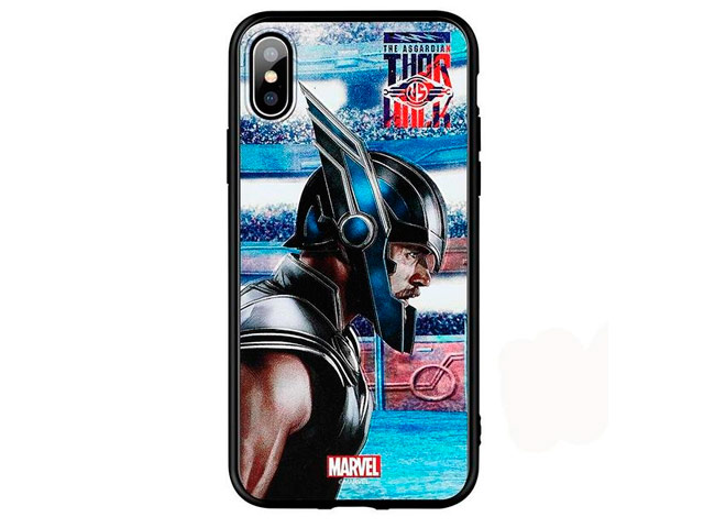 Чехол Marvel Avengers Hard case для Apple iPhone X (Thor vs Hulk, пластиковый)