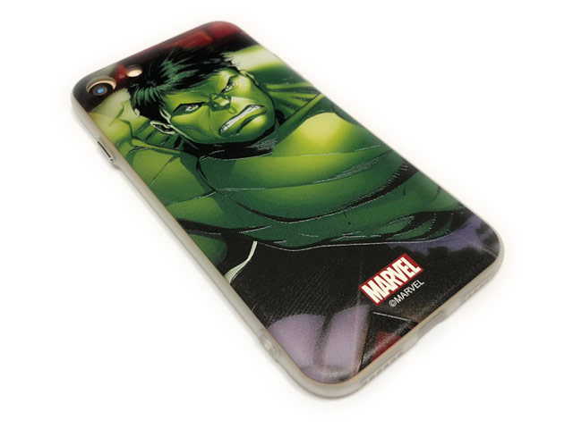 Чехол Marvel Avengers Hard case для Apple iPhone 8 (Hulk, пластиковый)