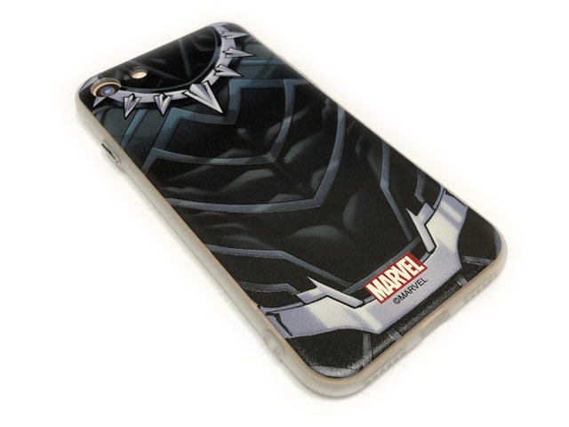 Чехол Marvel Avengers Hard case для Apple iPhone 8 (Black Panther, пластиковый)