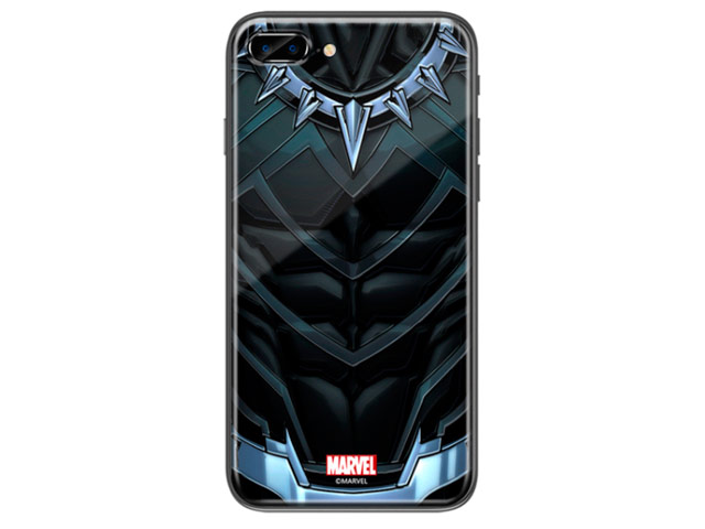 Чехол Marvel Avengers Hard case для Apple iPhone 8 plus (Black Panther, пластиковый)