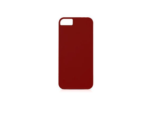 Чехол Yotrix HardCase для Apple iPhone SE (темно-красный, пластиковый)