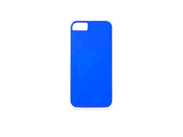 Чехол Yotrix HardCase для Apple iPhone SE (синий, пластиковый)