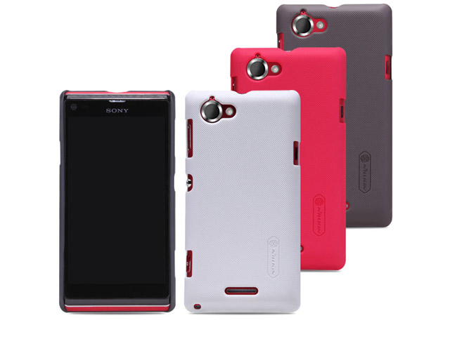 Чехол Nillkin Hard case для Sony Xperia L S36h (черный, пластиковый)