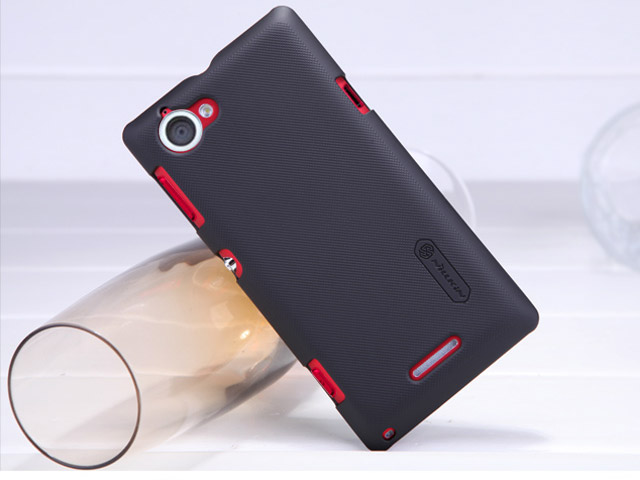 Чехол Nillkin Hard case для Sony Xperia L S36h (черный, пластиковый)