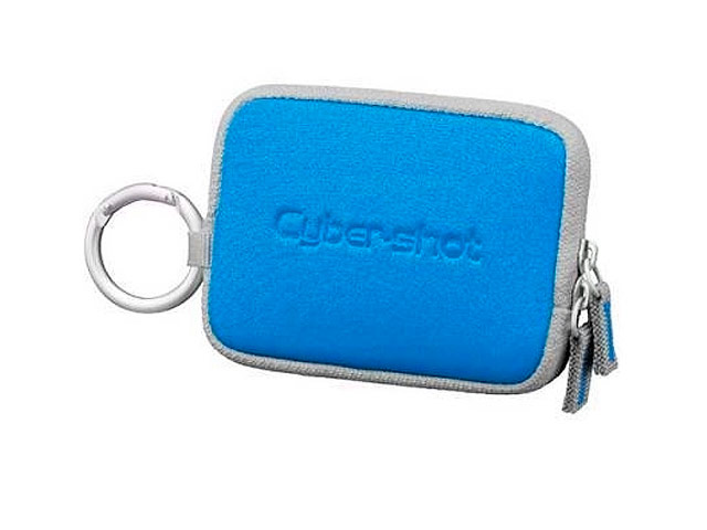 Чехол Sony Cyber-shot Case для фотоаппарата (голубой, 100х65х18 мм)
