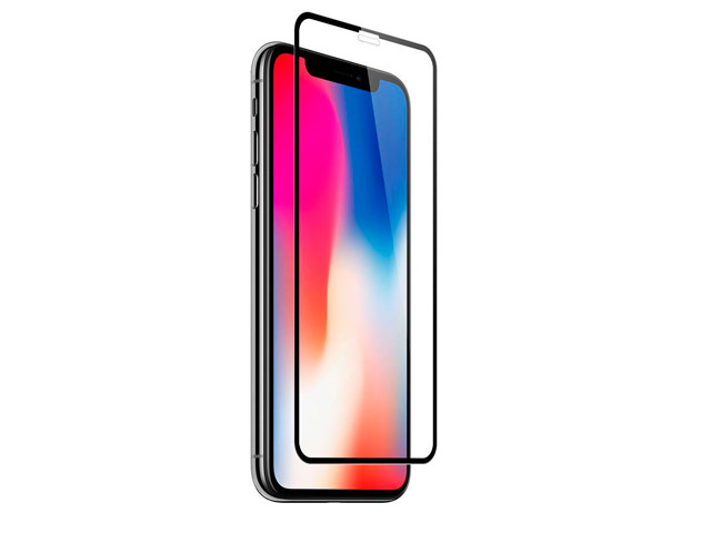 Защитная пленка Yotrix 3D Advance Glass Protector для Apple iPhone X (стеклянная, черная)