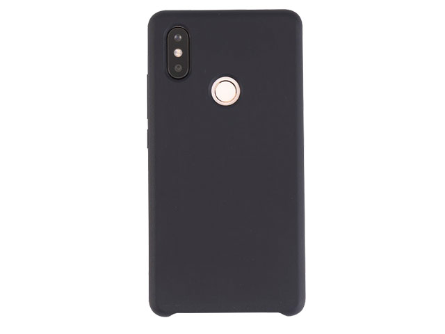 Чехол Yotrix LiquidSilicone для Xiaomi Mi 8 SE (черный, гелевый)