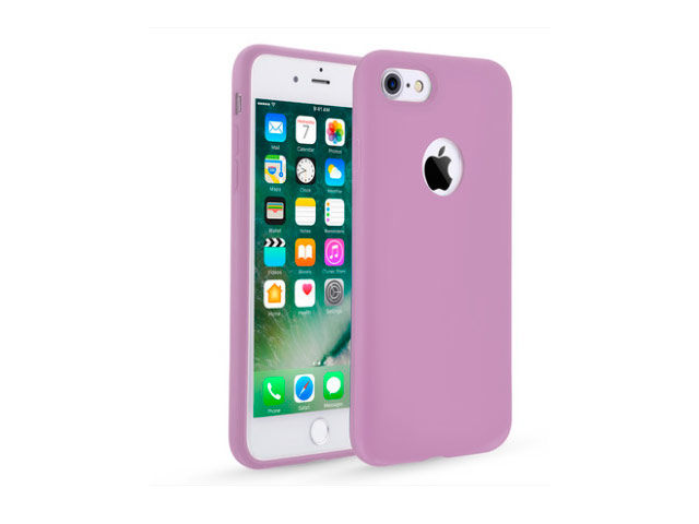 Чехол Seedoo Delight case для Apple iPhone 8 (розовый, силиконовый)