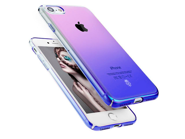 Чехол Seedoo Dazzle case для Apple iPhone 8 (синий, пластиковый)