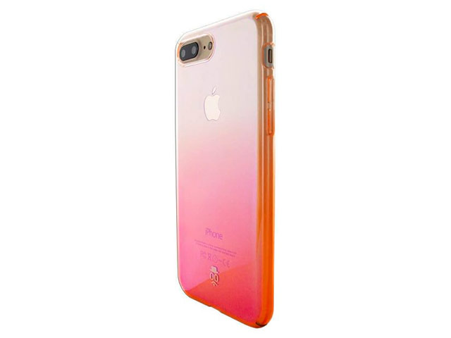 Чехол Seedoo Dazzle case для Apple iPhone 8 plus (оранжевый, пластиковый)
