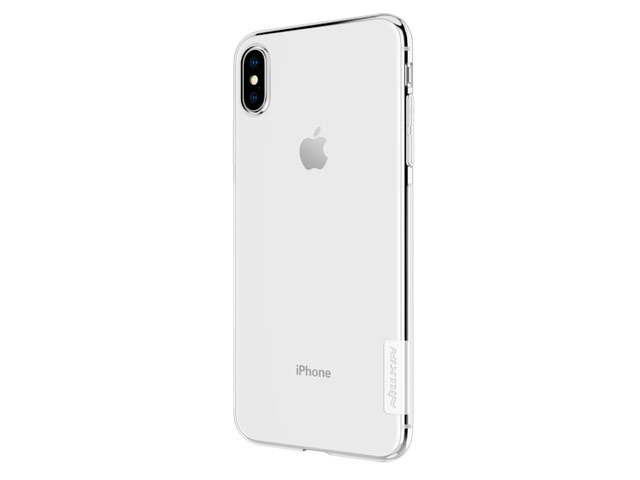 Чехол Nillkin Nature case для Apple iPhone XS max (прозрачный, гелевый)