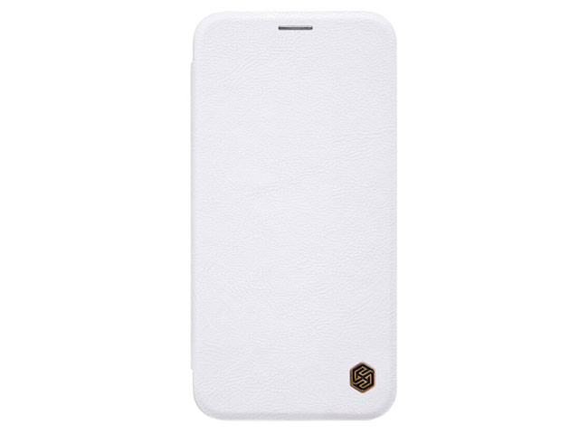 Чехол Nillkin Qin leather case для Apple iPhone XS max (белый, кожаный)