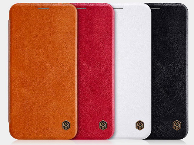 Чехол Nillkin Qin leather case для Apple iPhone XS max (красный, кожаный)
