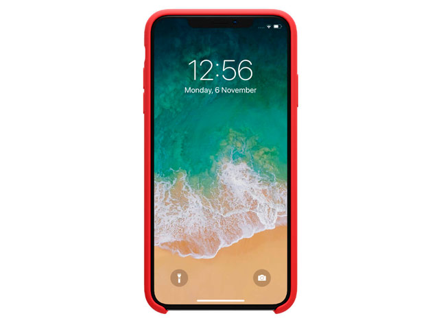 Чехол Nillkin Flex Pure case для Apple iPhone XS max (красный, гелевый)