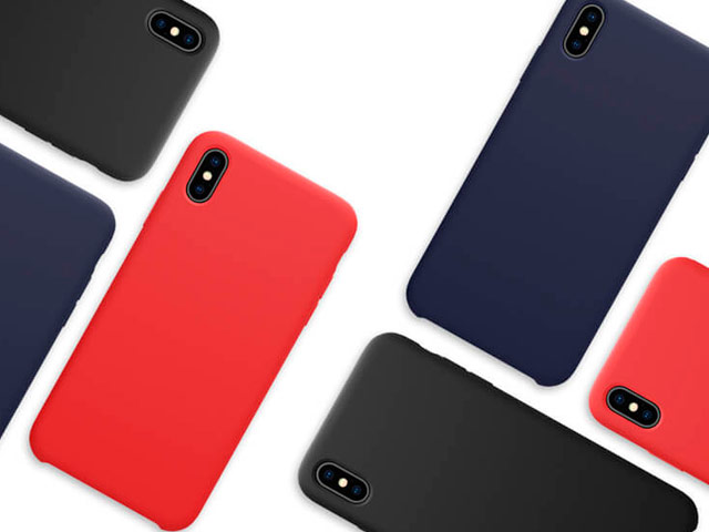 Чехол Nillkin Flex Pure case для Apple iPhone XS max (красный, гелевый)