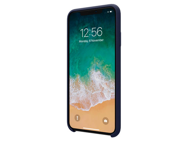 Чехол Nillkin Flex Pure case для Apple iPhone XS max (синий, гелевый)