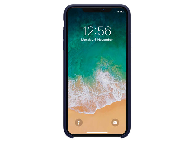 Чехол Nillkin Flex Pure case для Apple iPhone XS max (синий, гелевый)