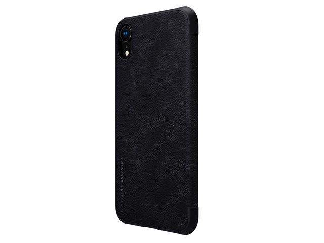 Чехол Nillkin Qin leather case для Apple iPhone XR (черный, кожаный)
