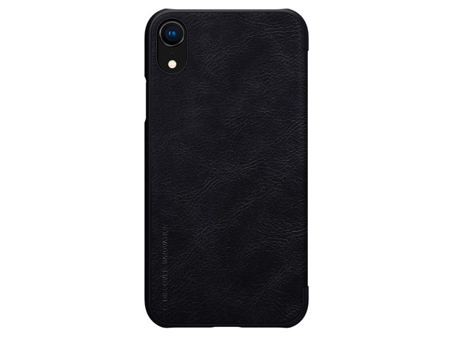 Чехол Nillkin Qin leather case для Apple iPhone XR (черный, кожаный)