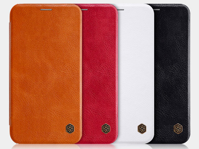 Чехол Nillkin Qin leather case для Apple iPhone XR (белый, кожаный)