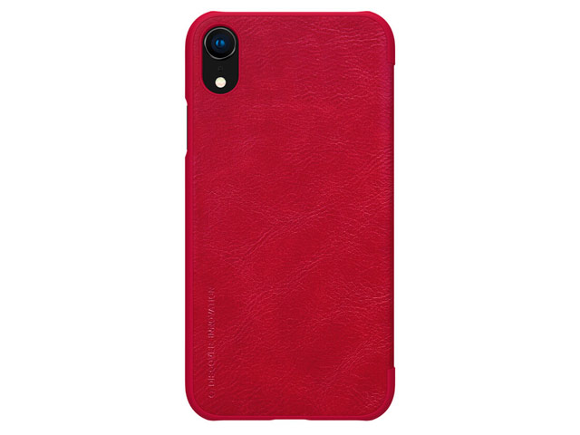 Чехол Nillkin Qin leather case для Apple iPhone XR (красный, кожаный)