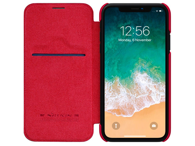 Чехол Nillkin Qin leather case для Apple iPhone XR (красный, кожаный)