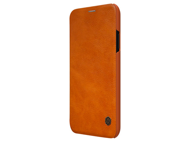 Чехол Nillkin Qin leather case для Apple iPhone XR (коричневый, кожаный)