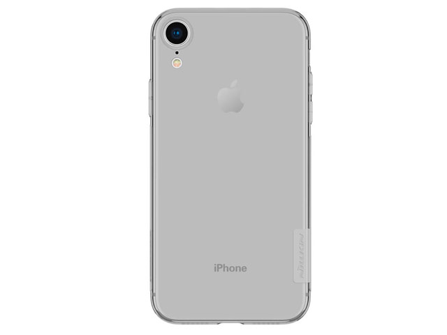 Чехол Nillkin Nature case для Apple iPhone XR (серый, гелевый)