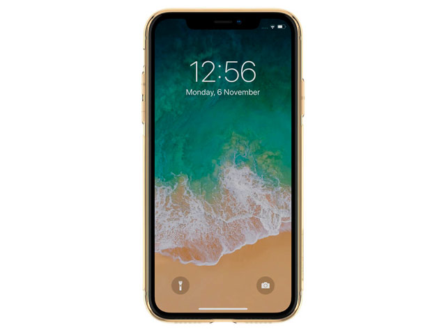 Чехол Nillkin Nature case для Apple iPhone XR (золотистый, гелевый)