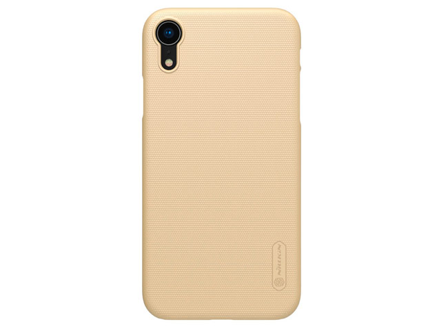 Чехол Nillkin Hard case для Apple iPhone XR (золотистый, пластиковый)
