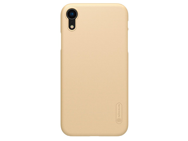 Чехол Nillkin Hard case для Apple iPhone XR (золотистый, пластиковый)