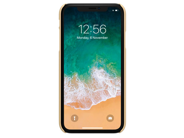 Чехол Nillkin Hard case для Apple iPhone XR (золотистый, пластиковый)