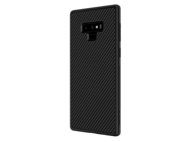 Чехол Nillkin Synthetic fiber для Samsung Galaxy Note 9 (черный, карбон)