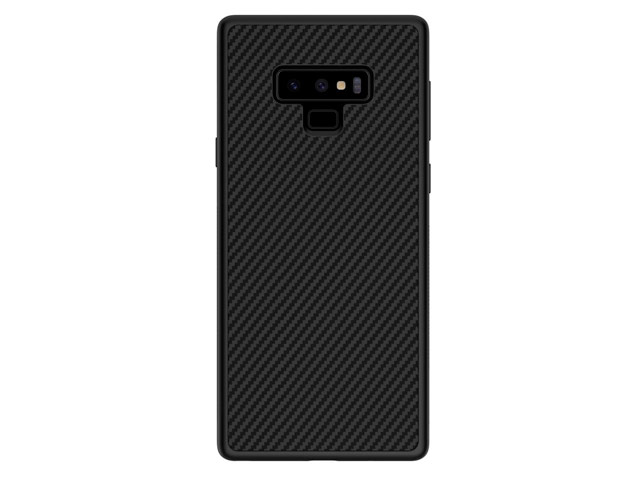 Чехол Nillkin Synthetic fiber для Samsung Galaxy Note 9 (черный, карбон)