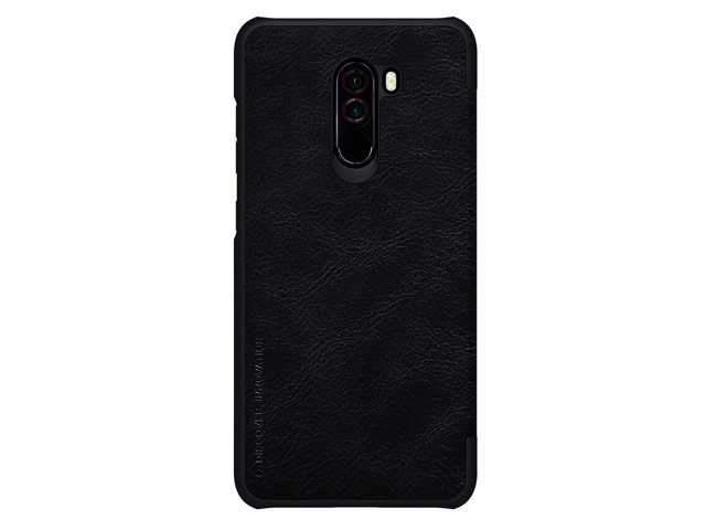 Чехол Nillkin Qin leather case для Xiaomi Pocophone F1 (черный, кожаный)