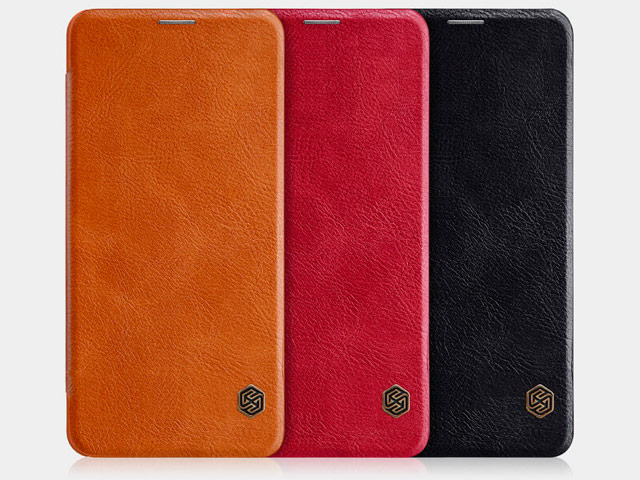 Чехол Nillkin Qin leather case для Xiaomi Pocophone F1 (черный, кожаный)