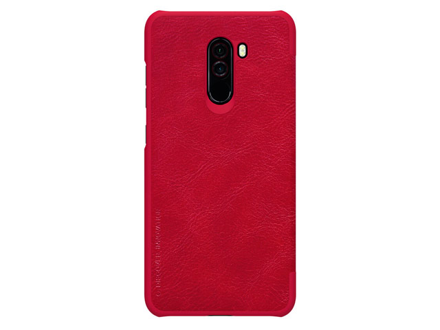 Чехол Nillkin Qin leather case для Xiaomi Pocophone F1 (красный, кожаный)