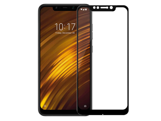 Защитное стекло Nillkin 3D CP+ MAX Glass Protector для Xiaomi Pocophone F1 (черное)