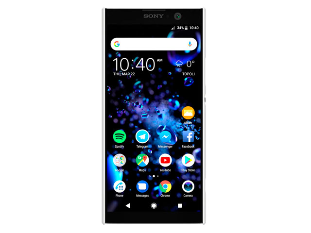 Чехол Nillkin Hard case для Sony Xperia XA2 plus (белый, пластиковый)