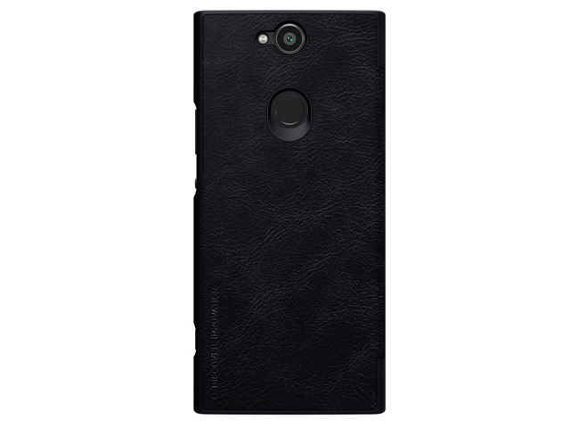 Чехол Nillkin Qin leather case для Sony Xperia XA2 plus (черный, кожаный)