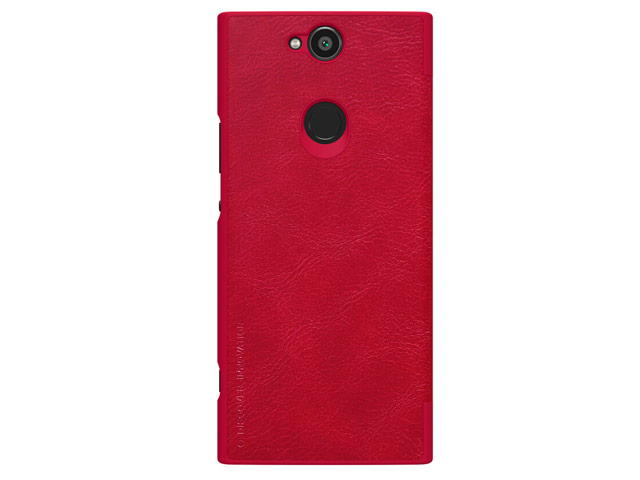 Чехол Nillkin Qin leather case для Sony Xperia XA2 plus (красный, кожаный)