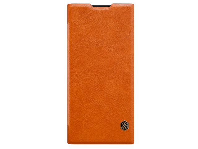 Чехол Nillkin Qin leather case для Sony Xperia XA2 plus (коричневый, кожаный)