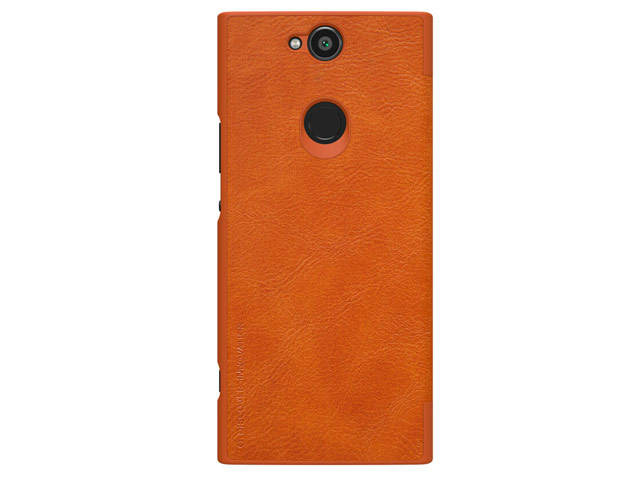 Чехол Nillkin Qin leather case для Sony Xperia XA2 plus (коричневый, кожаный)