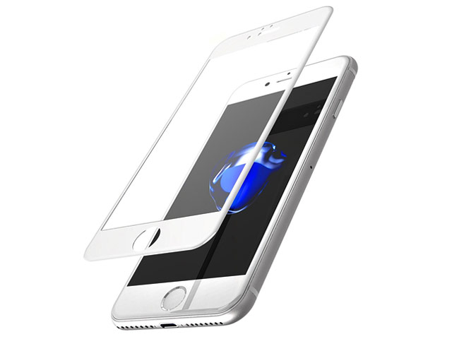 Защитное стекло SeeDoo Full Coverage для Apple iPhone 8 (белое)