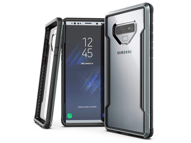 Чехол X-doria Defense Shield для Samsung Galaxy Note 9 (черный, маталлический)