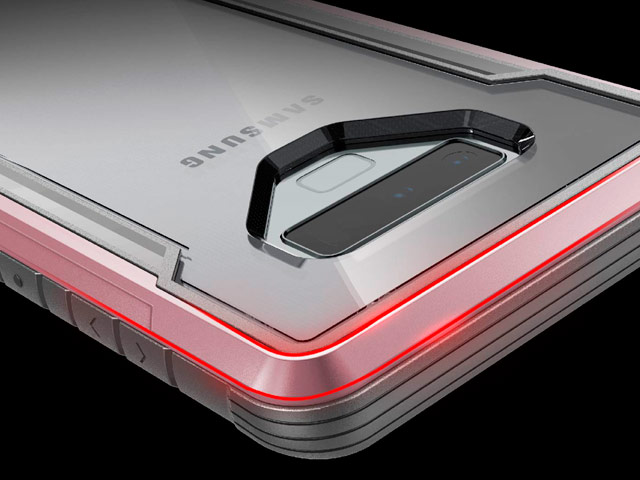 Чехол X-doria Defense Shield для Samsung Galaxy Note 9 (розово-золотистый, маталлический)