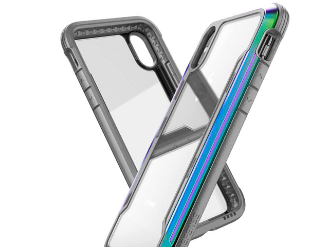 Чехол X-doria Defense Shield для Apple iPhone XS (хамелеон, маталлический)