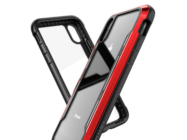 Чехол X-doria Defense Shield для Apple iPhone XR (красный, маталлический)