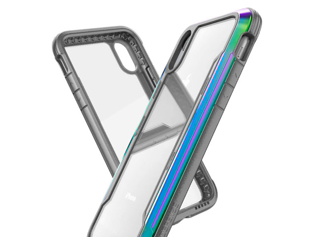 Чехол X-doria Defense Shield для Apple iPhone XR (хамелеон, маталлический)