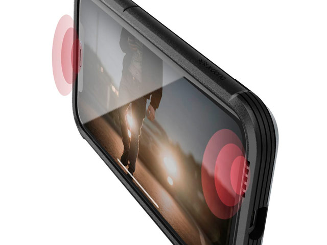Чехол X-doria Defense Lux для Apple iPhone XR (Black Carbon, маталлический)